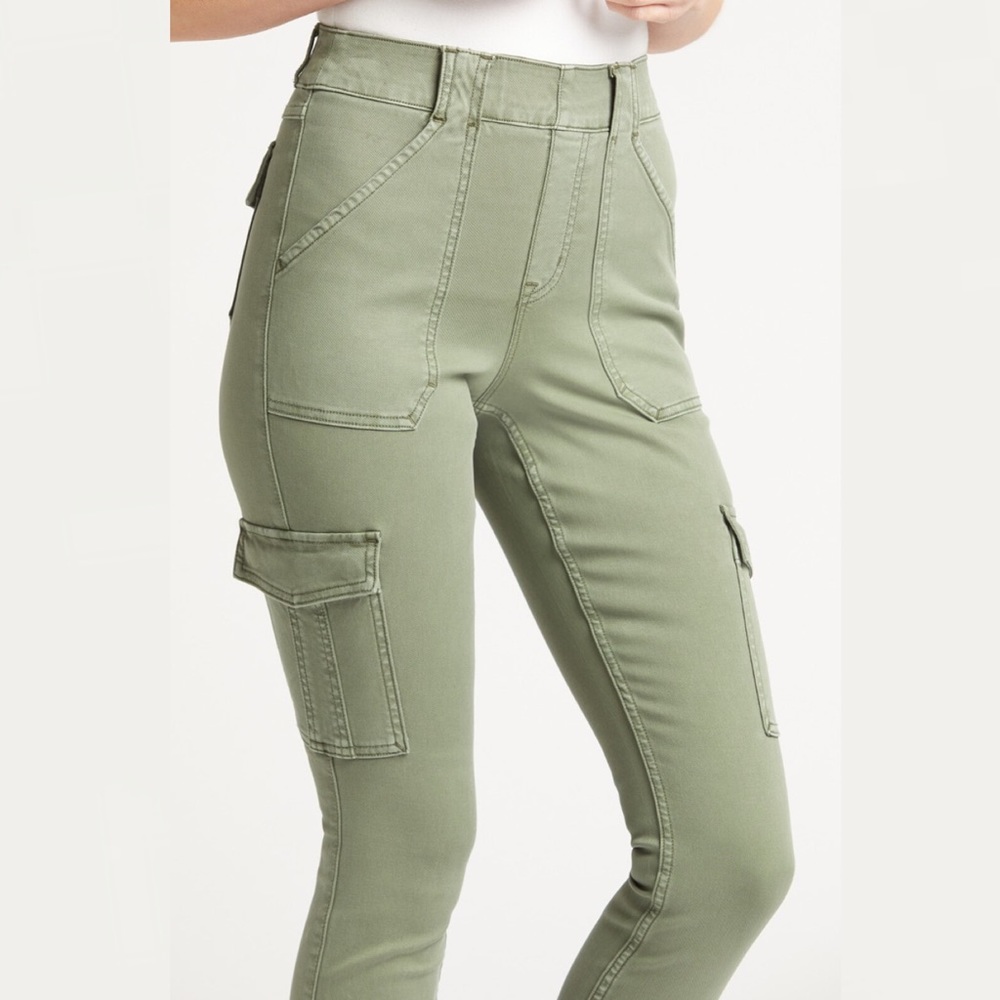 Spanx Stretch Twill Ankle Cargo Pant - Picture 2 of 13